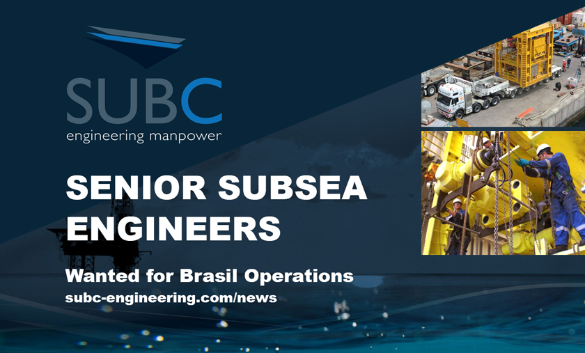 Subsea Engineers wanted for Brasil contract